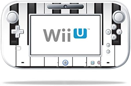 MOINYSKINS SKINE компатибилна со Nintendo Wii U GamePad контролер - клучеви за пијано | Заштитна, издржлива и уникатна обвивка за винил декларална обвивка | Лесен за примена, отстрану