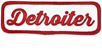 Детроит Детроитер везено железо на или шие на извезено 3 инчи