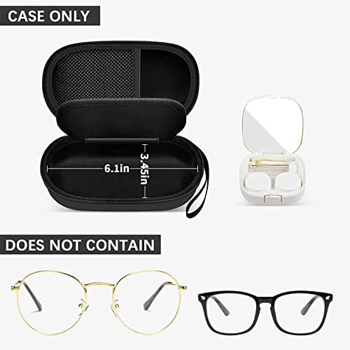 Преносни 2 во 1 случај за контактни леќи и очила, патнички контактни случаи, држач за кутии за торбичка со комплет за складирање