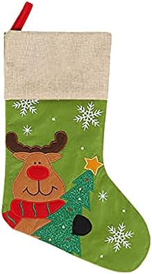 Божиќни чорапи мини чорапи Санта Кенди Подарок торба за украси за новогодишни божиќни топки
