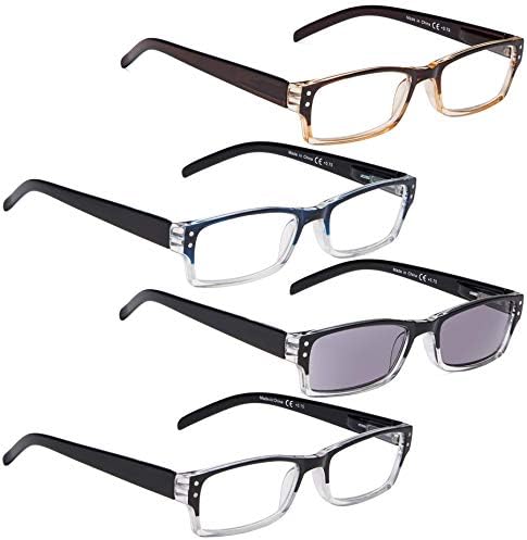 ЛУР 6 Пакувања Класични Очила За Читање + 4 Пакувања Стилски Очила За Читање