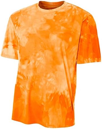 Атлетски портокалови машки возрасни xl облак боја технологија технологија влага за губење кул база база