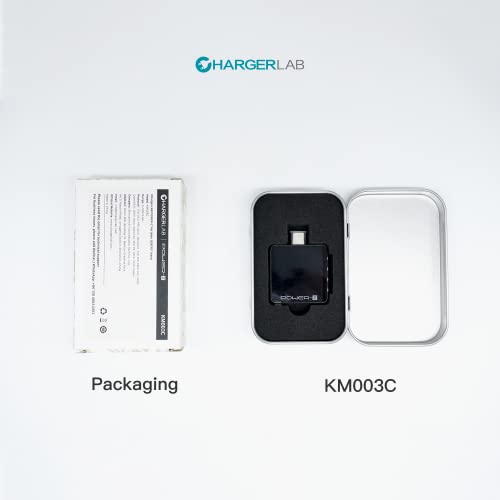 ChargerLab Power-Z KM003C преносен USB-C Тестер за брзо полнење PD3.1 QC5.0 Дигитален волтметар и тестер за напојување на напојувањето