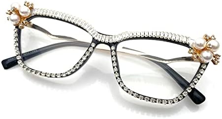 Вилахра преголема квадратна мачка око дами Презбиопија читател Дијамант rhinestone очила дами што ги разгледуваат очилата за