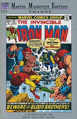 Марвел Пресвртница Издание: Железен човек #55 ФН ; Марвел стрип | Танос