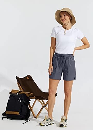 Вилит женски пешачки шорцеви 5 Голф атлетски шорцеви на отворено Брзи суви летни вода шорцеви со џебови