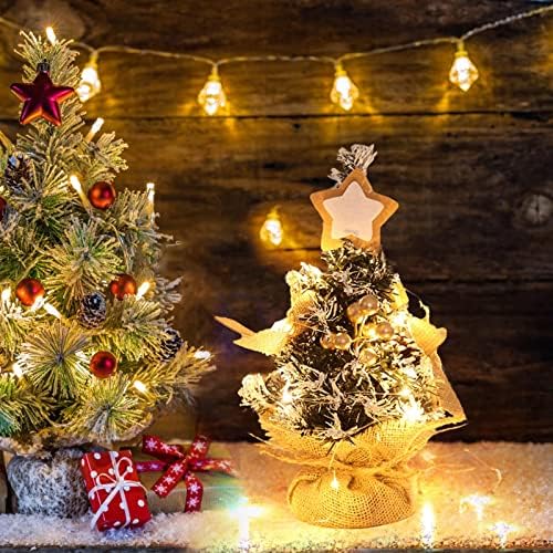 30см блескава украс за новогодишни украси Божиќни украси Дома забава декор предводена таблета мини Божиќна дрво Божиќна блескава