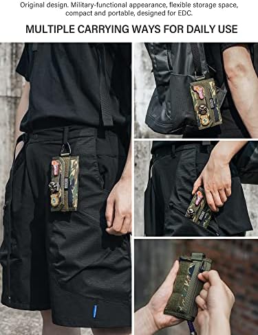 Тактичка Geek EDC торбичка, чанта од најлонски монети, џеб за складирање на ножеви, организатор на џеб за џеб за складирање,