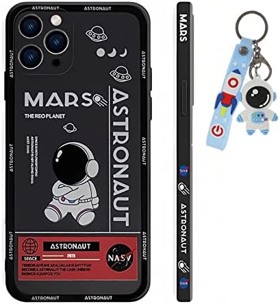 ZDYIHMT Астронаут простор за iPhone 13 Pro Case, слатка аниме телефонска кутија за iPhone 11/12/14
