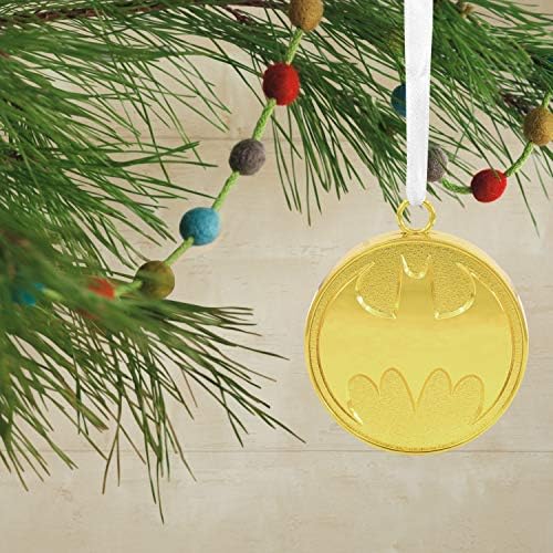 Божиќна украс, DC Comics Batman Bat-Signal, Metal Superhero Ornament