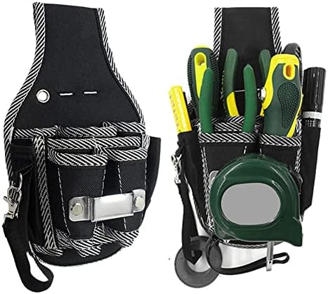 Торбичка со алатки за техничари од 7 џеб, мини торба за алатки за електрична енергија за појас