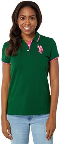 САД Поло Асн. Женска повеќебојна кошула од пик поло