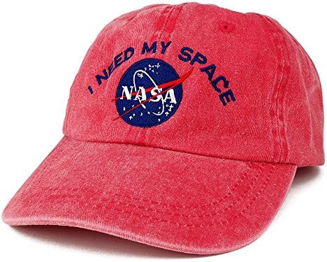 НАСА Ми Треба Мојот Простор Извезена Измиена Памучна Капа