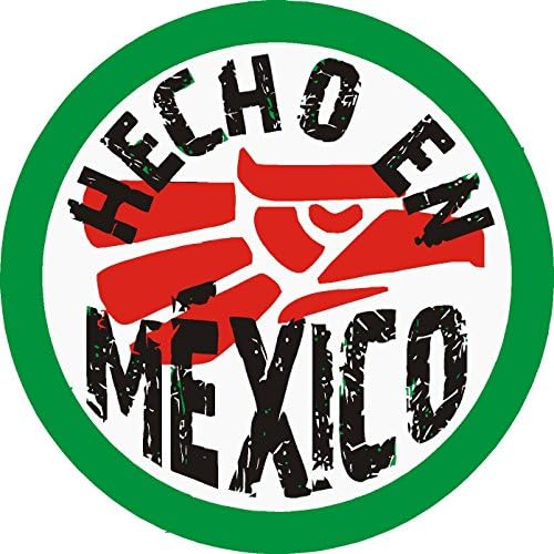Овално хехо е Мексико 4х4 инчи гордост Loveубов среќа млада слободна смешна хумор Америка Соединетите држави налепници во боја