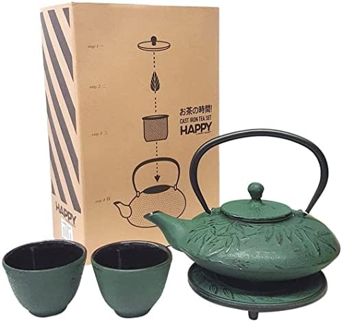Среќна продажба HSCT-BMR05, чај од чај од леано железо од чај од бамбус црвена