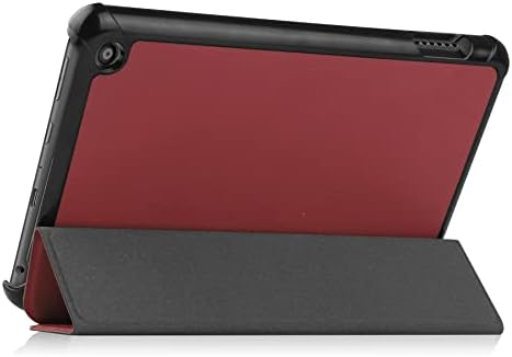 Таблет компјутер футрола кутија компатибилен со Kindle Fire 7, Tri-Fold Smart Tablet Case, тврда компјутерска обвивка Slim Slim