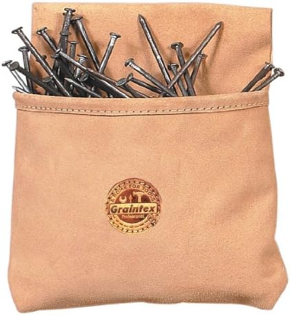 Graintex SS1050 1 џебна нокти и алатка торбичка од беж велур кожа за конструктори, електричар, водоводџии, рачни лица