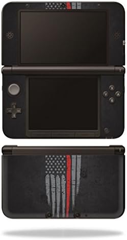 MOINYSKINS SKING компатибилна со Nintendo 3DS XL - тенка црвена линија | Заштитна, издржлива и уникатна обвивка за винил декларална