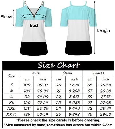 2023 женски блуза облечен случајниот краток ракав против вратот Поштенски кошули со бои во боја Туника Топ секси рамо Основни