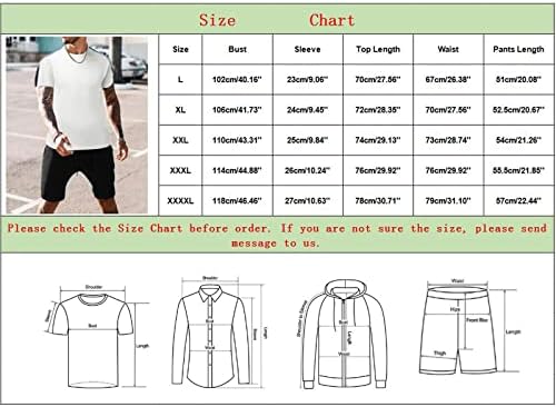 Skrk Mens Designer Tracksugs & Shart Pants Машки 2-парчиња крпеници од летни кошули поставува машки дизајнер