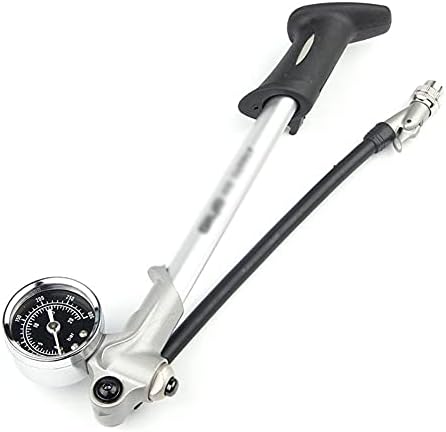 WSSBK пумпа за шок на воздухот со висок притисок за вилушка за задната суспензија на велосипедизам мини црево на инфлатор на воздухот Schrader велосипед вилушка 179мм