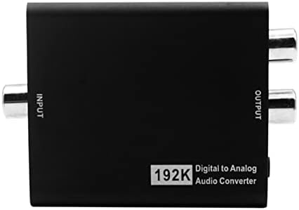 Флоралби аудио адаптер дигитален коаксијален до аналоген аудио DAC адаптер со високи перформанси 192kHz