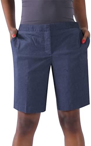 Kellенски шорцеви за голф на Кели Кларк, 9 „Истегнете ги обичните елегантни шорцеви во Бермуда со џебови на коленото Должина
