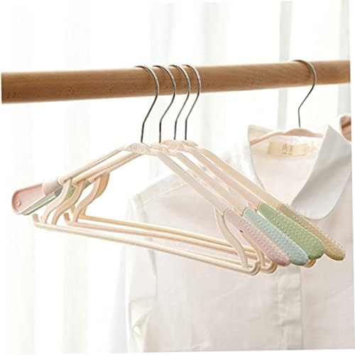 Cabilock 5 парчиња пластични закачалки за возрасни закачалки Трајни закачалки без закачалки за закачалки за палто за палто за сушење решетката за сушење на облеката