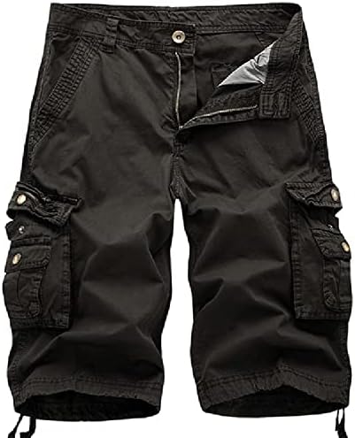 4zhuzi карго шорцеви шорцеви за масти за секојдневно носење - мулти џебови облека за велосипеди - шорцеви за одмор на одмор