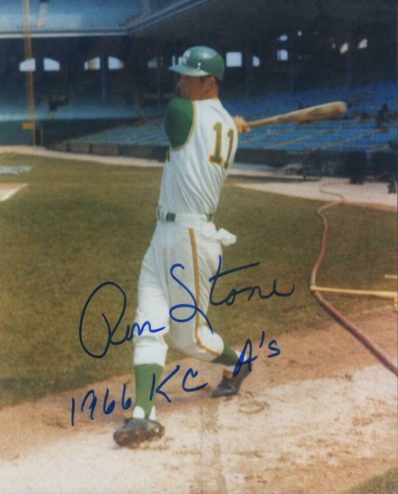 Роб Стоун 1966 КЦ А потпишана автограмирана 8x10 фотографија w/COA - Автограмирани фотографии од MLB