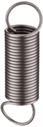 Поврзано пролетно Рејмонд T31750 Продолжување на музичка жица пролет, челик, метрика, 12 мм ОД, големина од 1,1 мм жица, 34,4