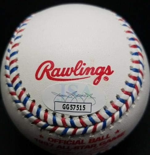 Маријано Ривера го потпиша NYујорк Јанкис „Мојот 1 -ви АСГ“ 1997 година Бејзбол на сите starвезди. ЈСА - автограмирани бејзбол