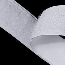 Bhavya Enterprises 1 инчи x 5 дворови бела шивачка кука и јамка што не се лепила лента за додатоци за занаетчиски додатоци за DIY