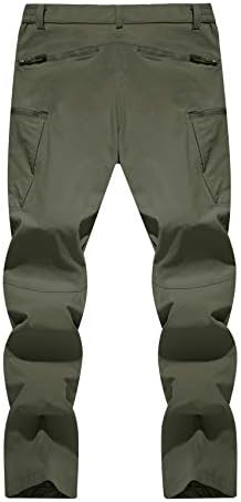 Тактички панталони за мажи во Таквасен, брзо сушени во вода, отпорни на вода, лесни панталони со 8 џебови