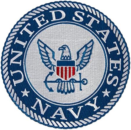 Соединетите држави морнарички лепенка извезена лепенка за лепење или железо на торба за јакна од блејзер американска морнарица
