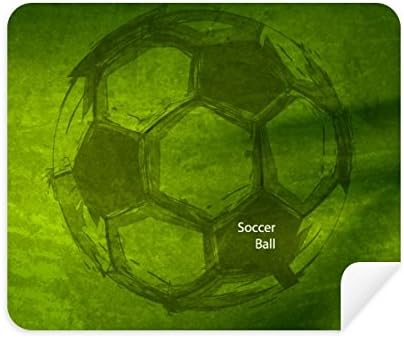Фудбал Фудбал Спорт Зелена Крпа За Чистење Чистач на Екран 2 парчиња Велур Ткаенина