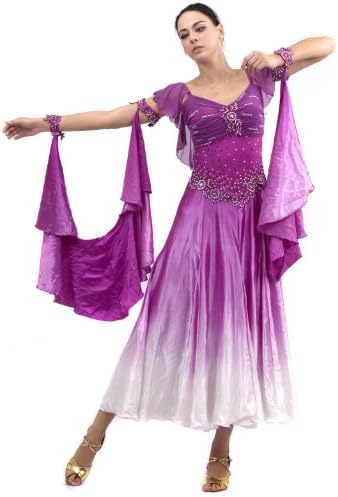 Паметни танцувачки женски сала модерни танцувачки фустани виолетова: SK-BD15