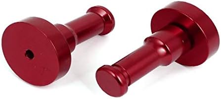 Нов Лон0167 2 парчиња Црвена Опремен Алуминиум Сам Облека сигурна ефикасност Капа Кука Спална Соба Палто Облека Шапка Решетката