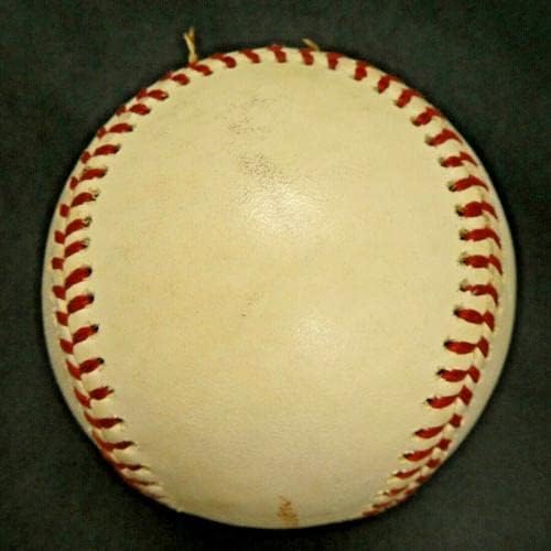 1975 година Хенк Арон Гроздобер потпиша бејзбол на Американската лига со целосно писмо на ЈСА - автограмирани бејзбол