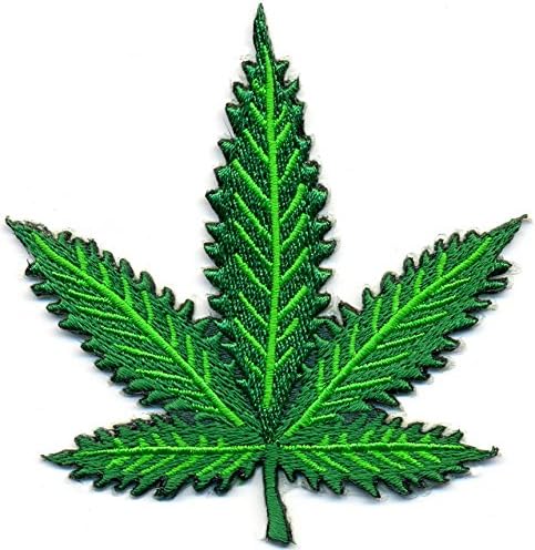 Многу од 3 три тенџере лисја марихуана канабис хипи ретро плевел 420 извезени апликации за лепенки за железо PL-1