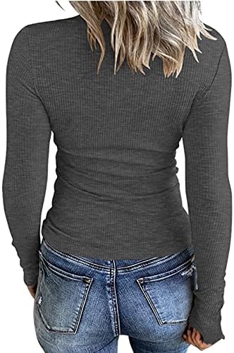 Кошули со долги ракави на Nokmopo за жени моден обичен темперамент чипка О-вратче печатена кошула за половината за маички за