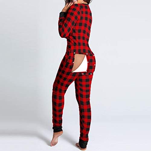 Нианти Оенси пижами за жени задникот Флап длабоко V вратот за возрасни, секси каросерија, симпатична долга ракав ромари за спиење