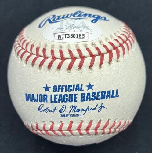 Bill Mazeroksi 1960 WS Game 7 GWHR потпишан статиран бејзбол ЈСА сведок - автограмирани бејзбол