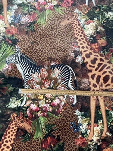 Животните Ткаенина Продадени Од Страна На Метар Кадифе Шиење Материјал Жирафа Зебра Голем Животински Модел За Тапацир Перници