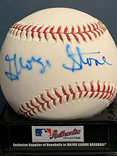 Georgeорџ Стоун Newујорк Метс потпиша ОМЛ Бејзбол - автограмирани бејзбол