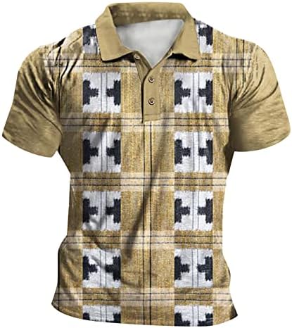 Машки кошули Rtrde, ребрави јака со кратки ракави мода, обична цврста боја обична пролет и лето редовно вклопување кошули