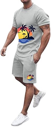 Bmisegm костуми за мажи мажи летна облека со кратки ракави со кратки ракави со кратки кошули со кошули со џебови со џебови