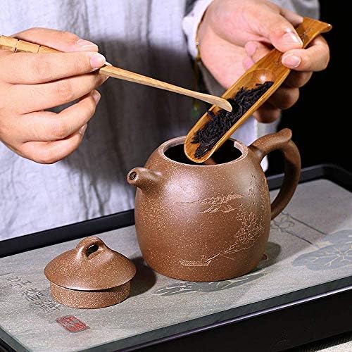 420ml чај сад виолетова глинена чајник рачно изработена котел сурова руда чај кинеска церемонија на чај