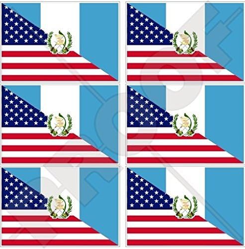 САД Соединетите држави на Америка и Гватемала, Американско-Гуатемалан знаме 40мм мобилен телефон Винил мини налепници, Декларации
