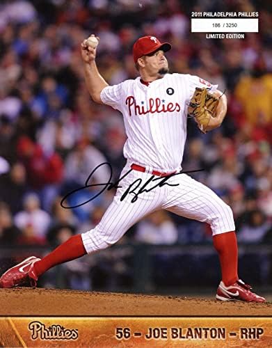 Aо Блантон автограмираше 2011 8x10 Phillies Phan Photo - Автограмирани фотографии од MLB